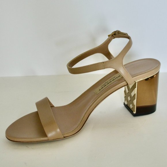 Burberry Shoes - NWT BURBERRY ALICIA CHECK BLOCK HEEL SANDALS